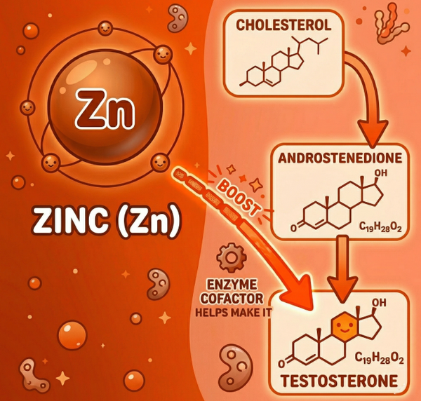 Zinc and Testosterone: Why This Mineral Is Non-Negotiable for Men