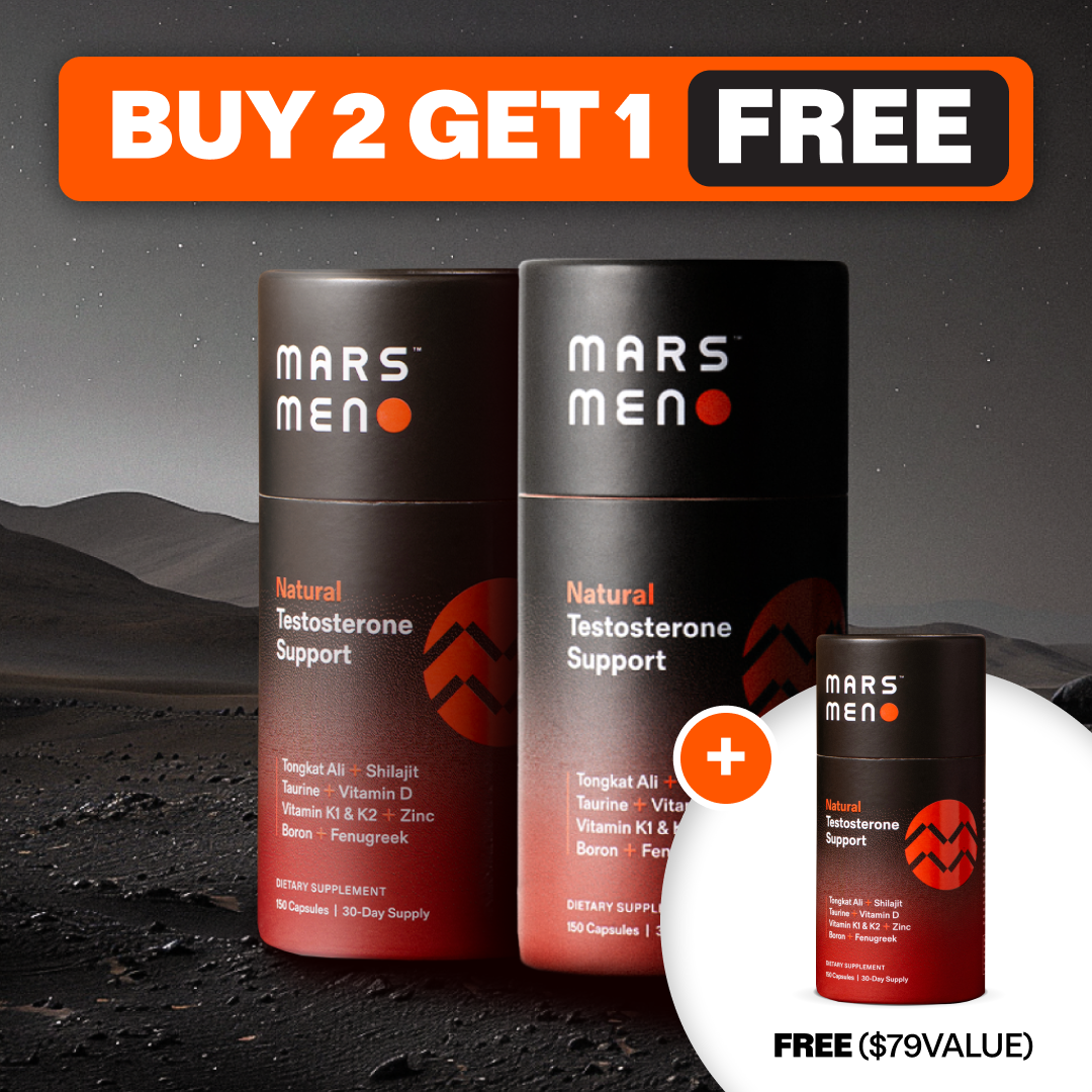 Natural Testosterone Support (Buy 2, Get 1 Free)