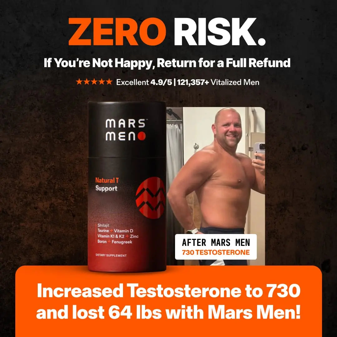 Tomars Guys Natural Testosterone Support | Mars Men
